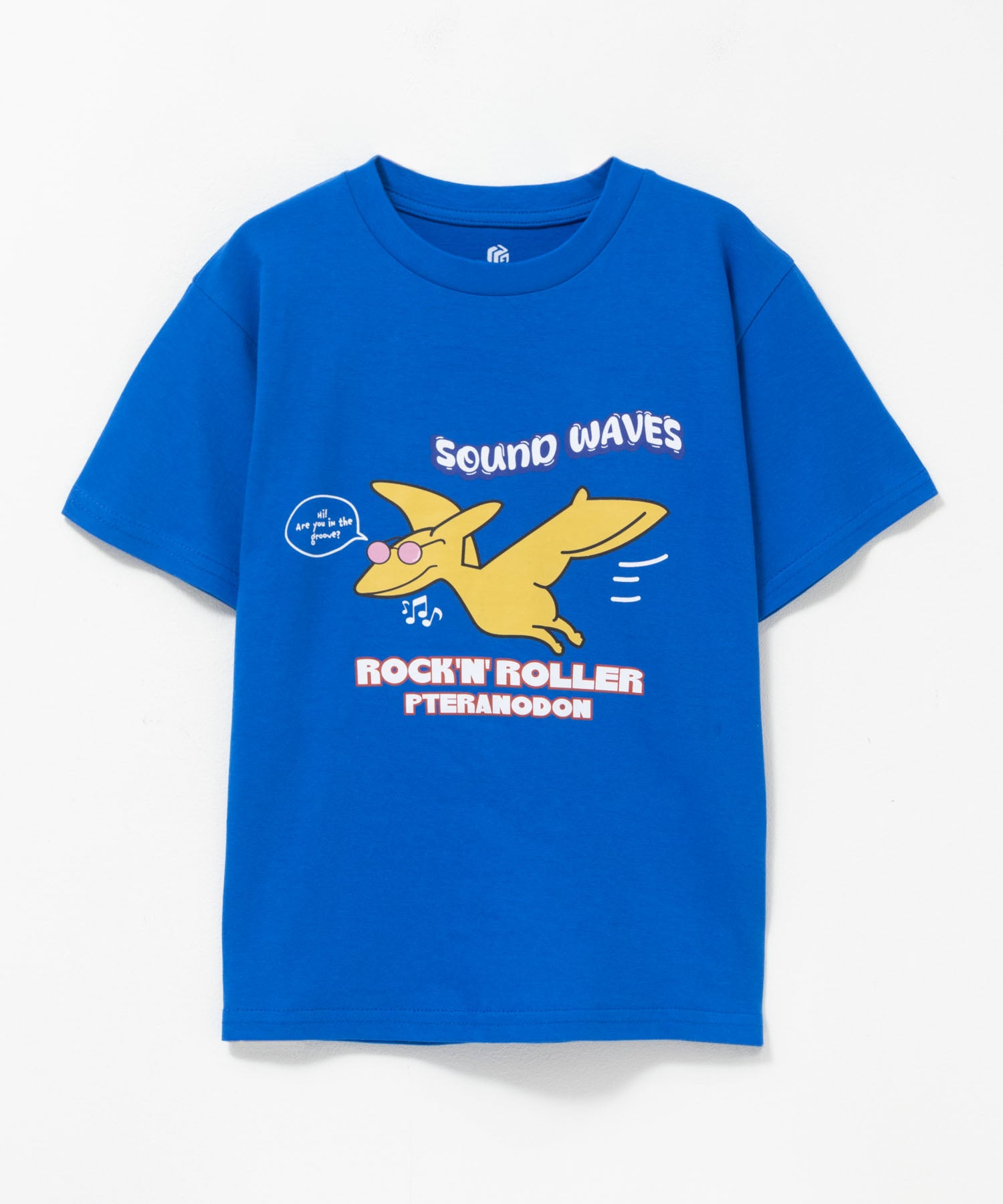 マックハウス Mac-House ダイナソープリント半袖Tシャツ （ロイヤル） ロイヤル