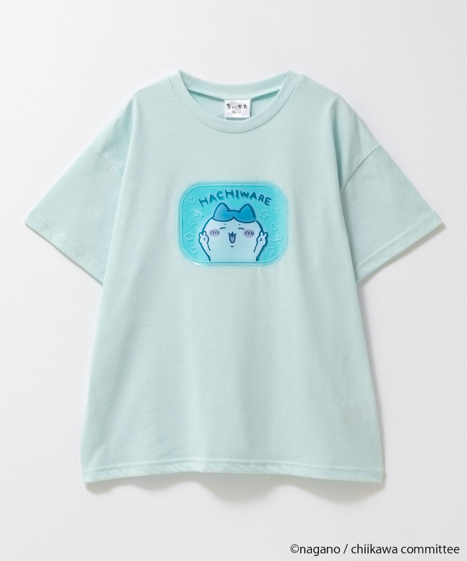 マックハウス Mac-House ちいかわ 半袖Tシャツ ハチワレ （サックス） サックス