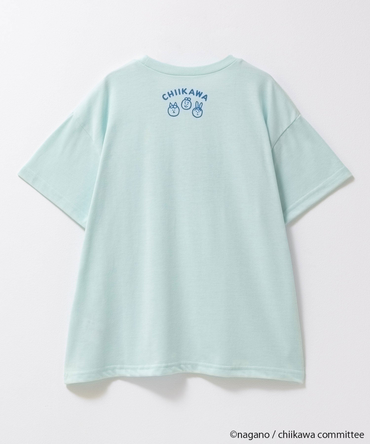 マックハウス Mac-House ちいかわ 半袖Tシャツ ハチワレ （サックス） サックス