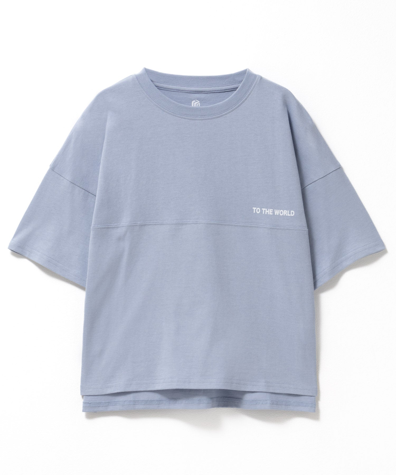 マックハウス Mac-House 切替5分袖ビッグTシャツ （ブラック） ブラック