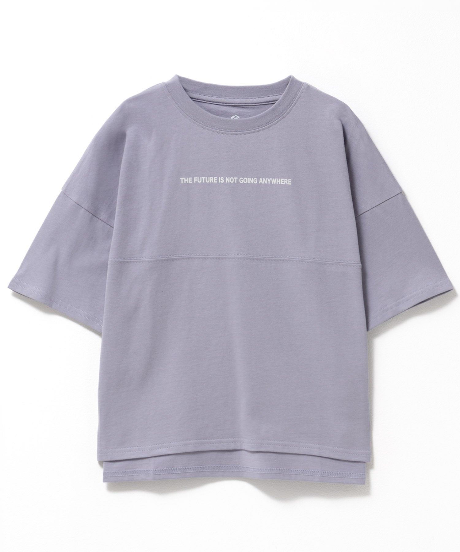 マックハウス Mac-House 切替5分袖ビッグTシャツ （ブラック） ブラック