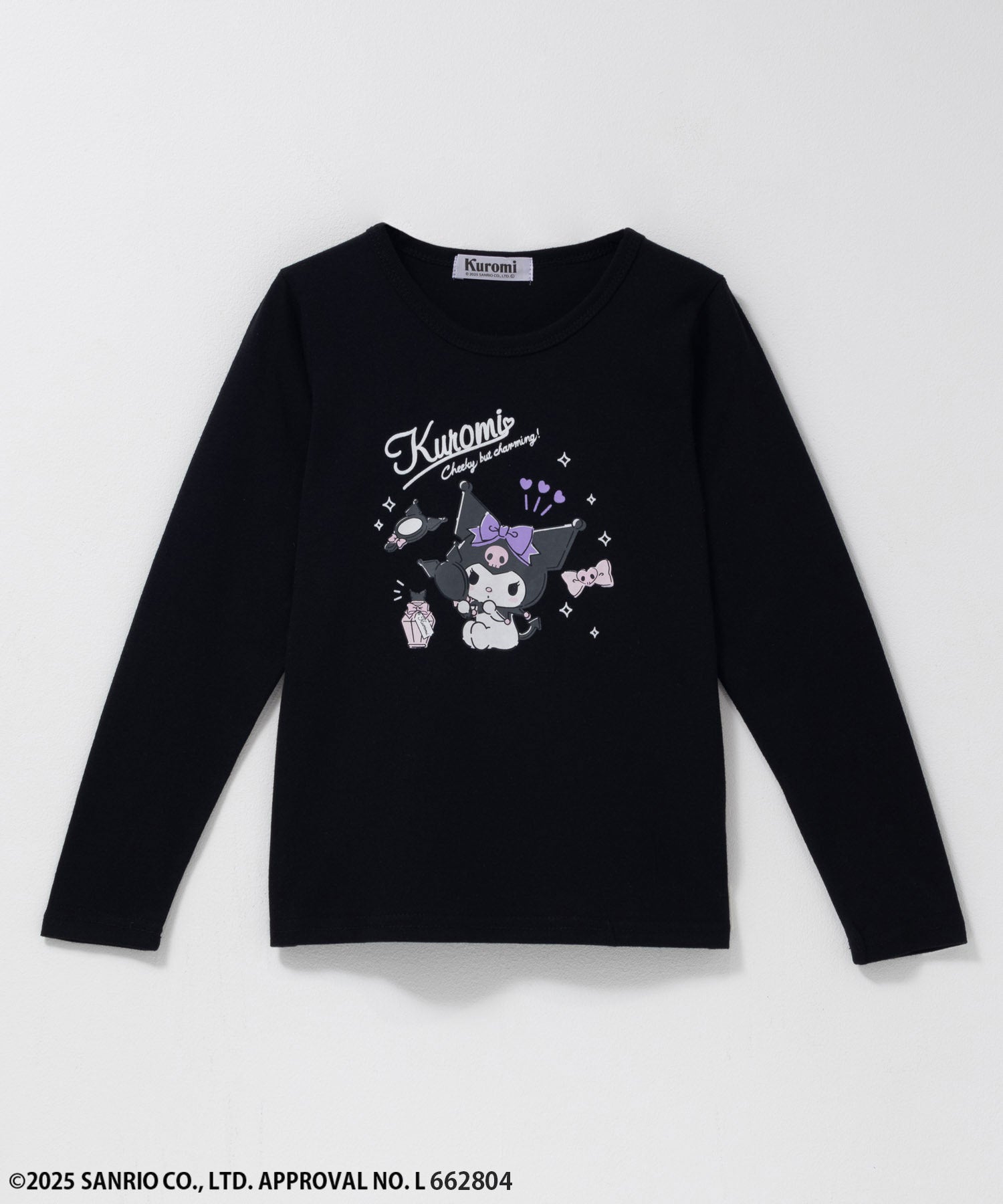 マックハウス Mac-House サンリオキャラクターズ クロミ プリント長袖Tシャツ （ブラック） ブラック