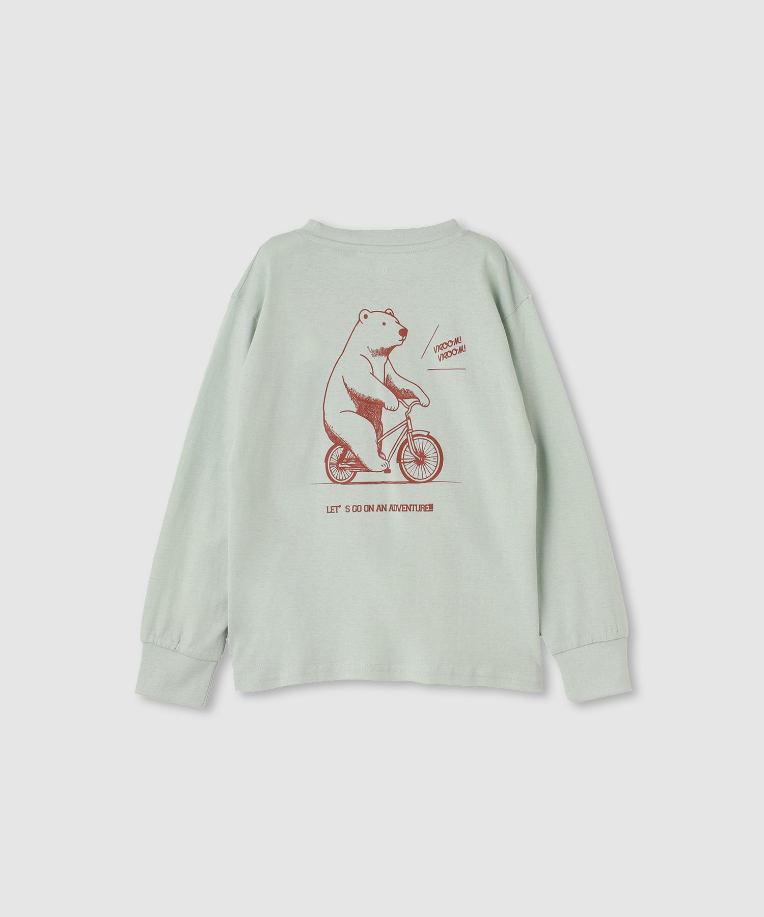 マックハウス Mac-House 線描きアニマル長袖Tシャツ （パープル） パープル