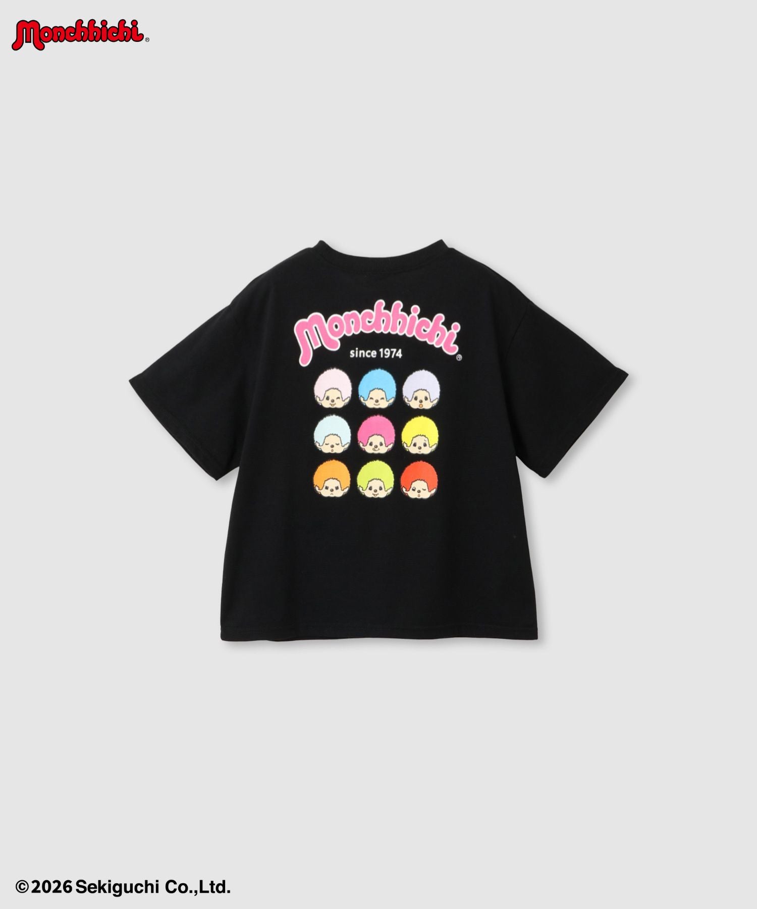 マックハウス Mac-House モンチッチ サガラ刺繍Tシャツ （ピンク） ピンク