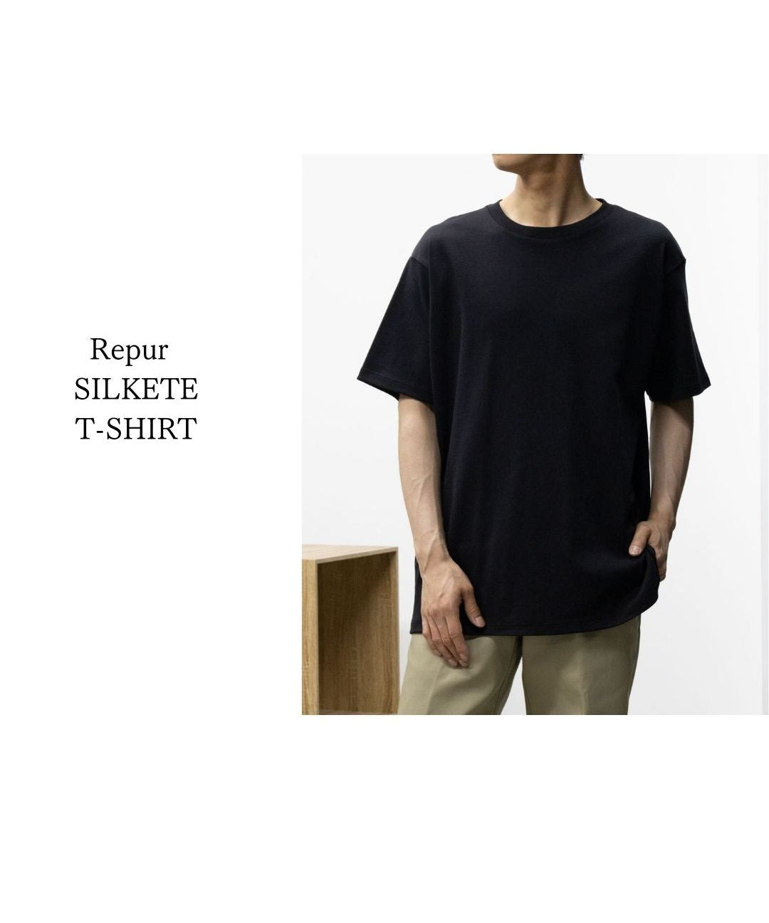 Mac-House SARARI Navy Sarari Pure Silket T-shirt QMH/03941SS