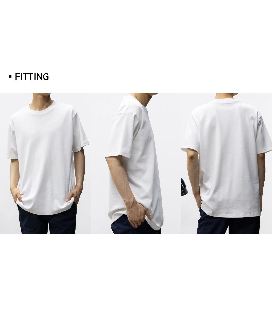 Mac-House SARARI Navy Sarari Pure Silket T-shirt QMH/03941SS