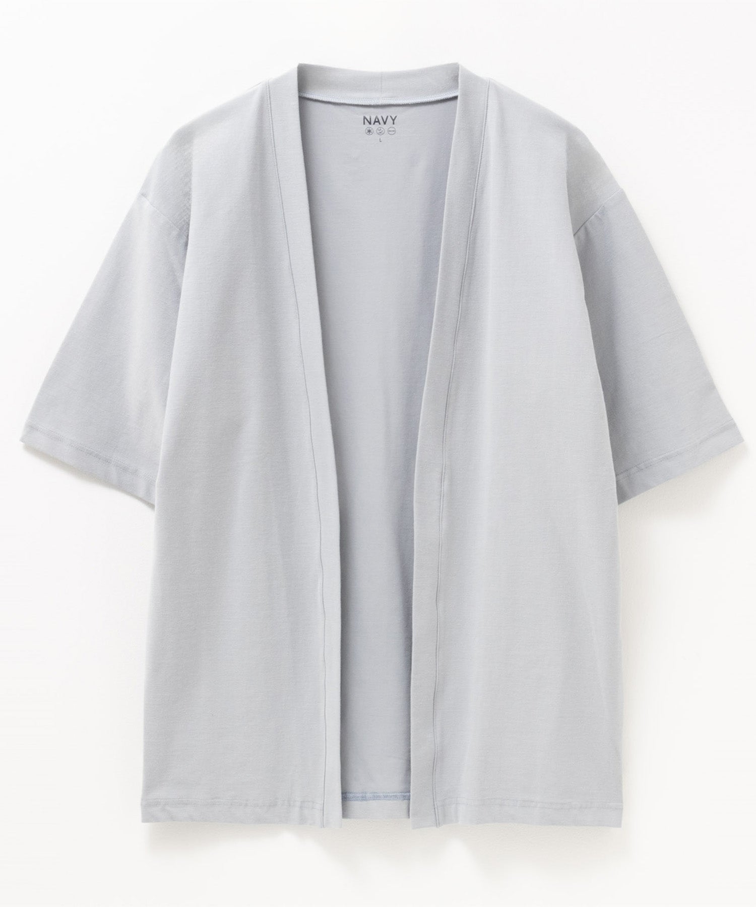 マックハウス Mac-House SARARI サラリ NAVY 冷感着流しカーディガン T2ー24SSーMCー7