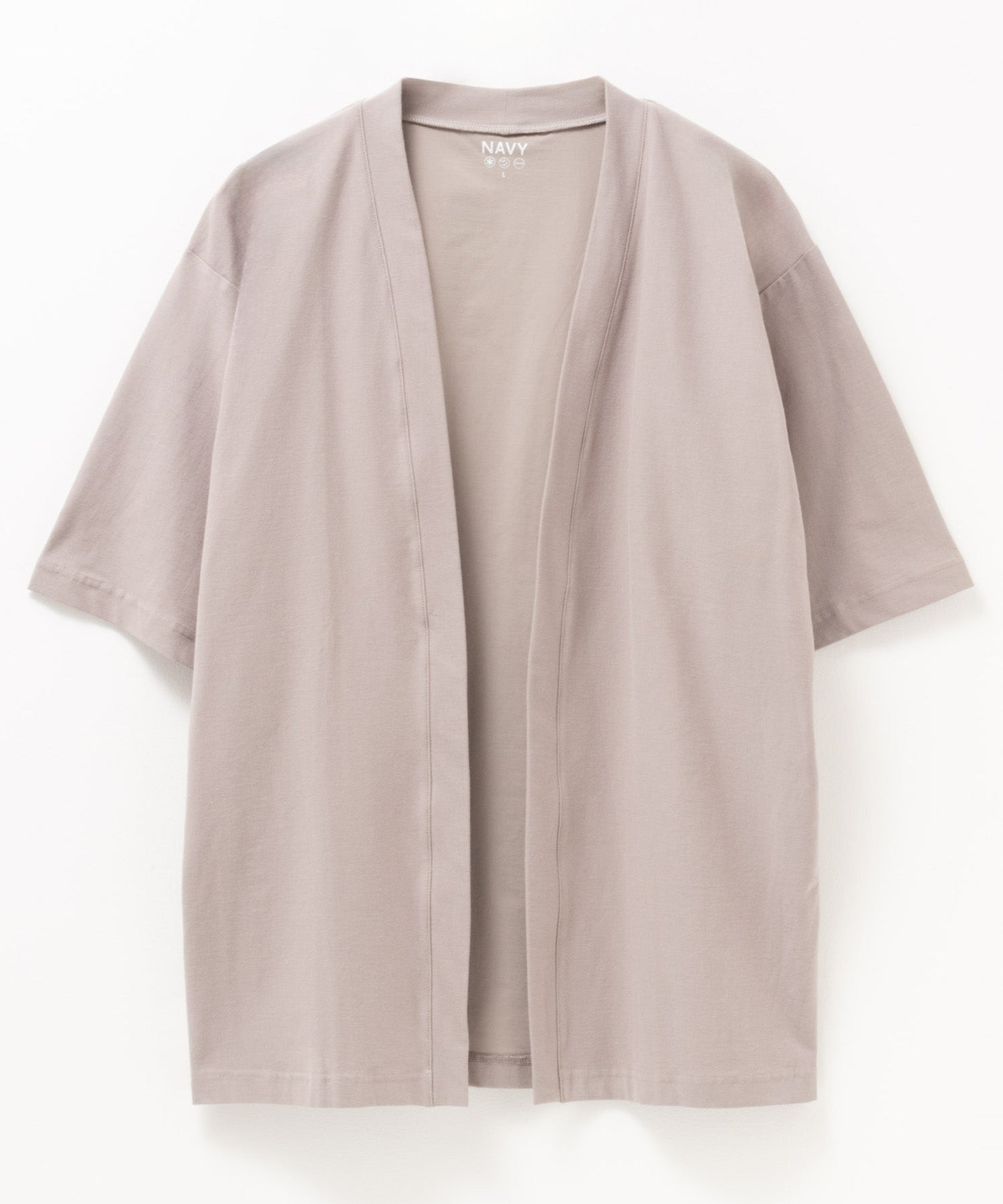マックハウス Mac-House SARARI サラリ NAVY 冷感着流しカーディガン T2ー24SSーMCー7