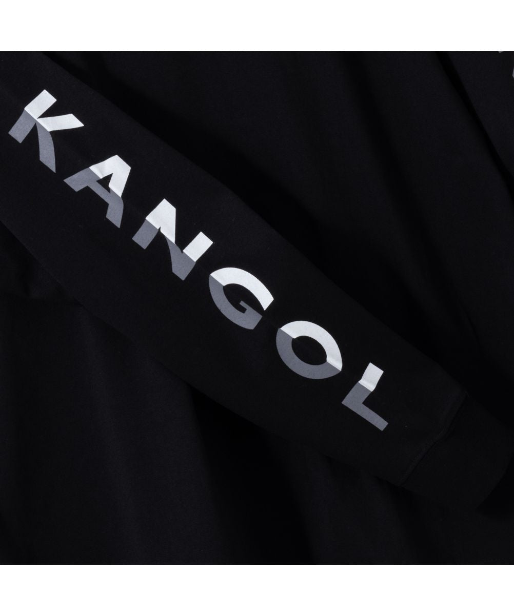 Mac-House KANGOL Mock Neck Long Sleeve T-Shirt KPMC-10281-EC