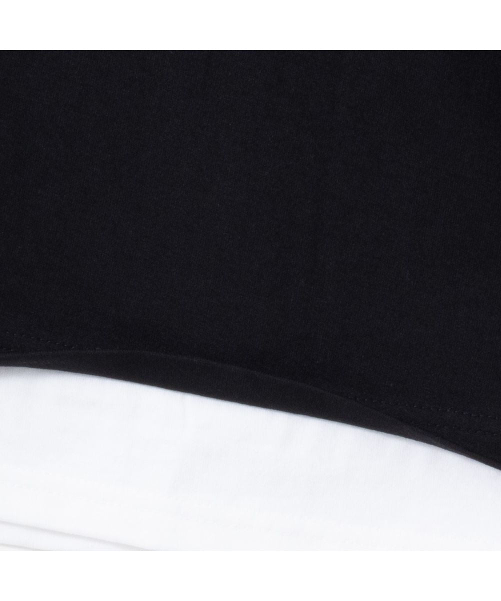 Mac-House KANGOL Mock Neck Long Sleeve T-Shirt KPMC-10281-EC