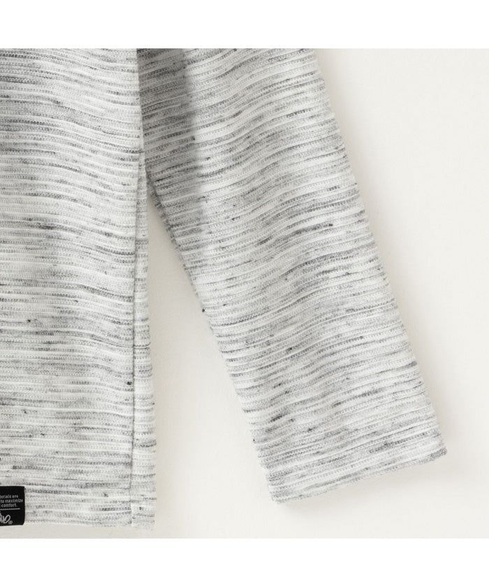 マックハウス Mac-House MOSSIMO モッシモ Yヘンリーネック長袖Tシャツ 3473ー7813 （グレー） グレー