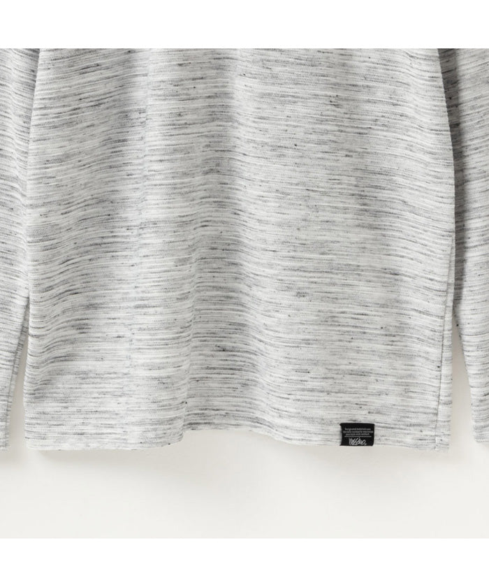 マックハウス Mac-House MOSSIMO モッシモ Yヘンリーネック長袖Tシャツ 3473ー7813 （グレー） グレー