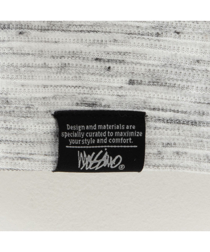 マックハウス Mac-House MOSSIMO モッシモ Yヘンリーネック長袖Tシャツ 3473ー7813 （グレー） グレー