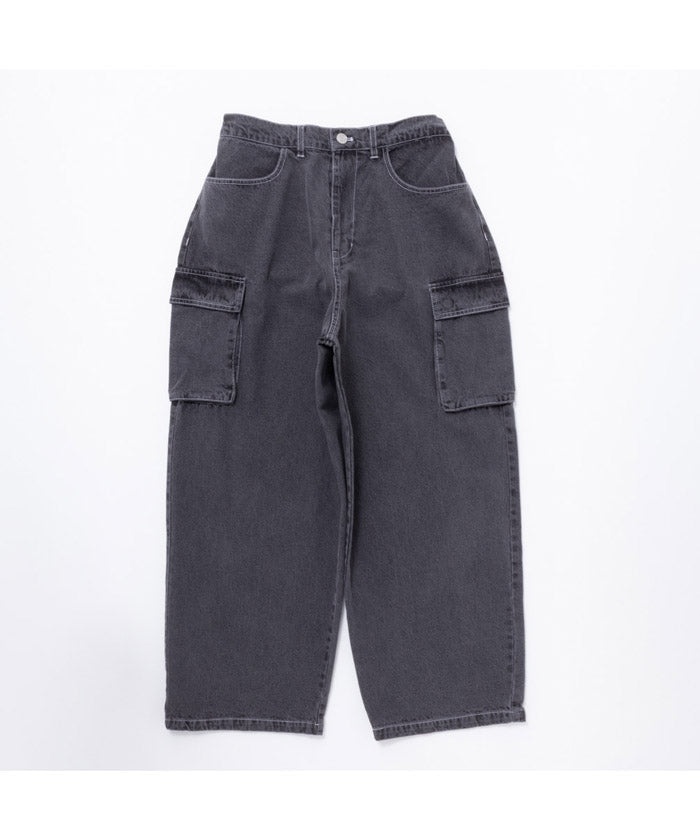 マックハウス Mac-House VISION STREET WEAR ヴィジョンストリートウェア デニムカーゴパンツ 3505065ーEC （ブラック） ブラック