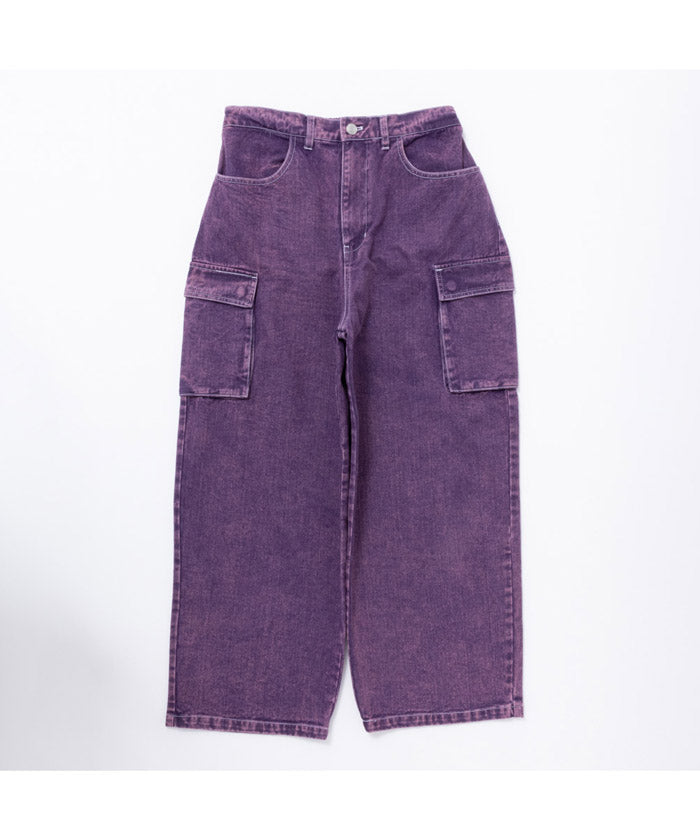 マックハウス Mac-House VISION STREET WEAR ヴィジョンストリートウェア デニムカーゴパンツ 3505065ーEC （ブラック） ブラック