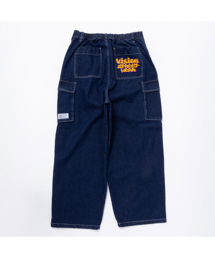 マックハウス Mac-House VISION STREET WEAR ヴィジョンストリートウェア デニムカーゴパンツ 3505065ーEC （ブラック） ブラック