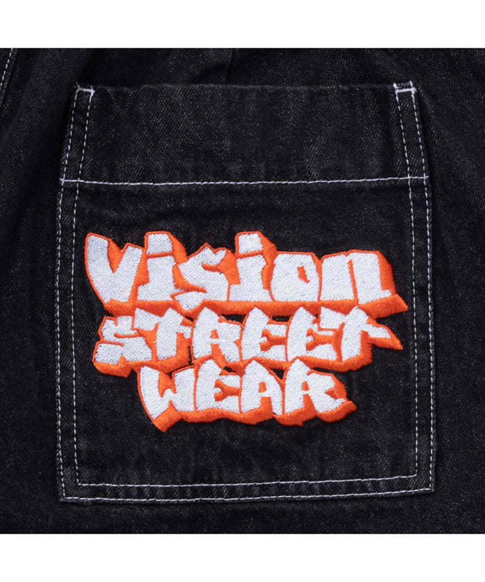 マックハウス Mac-House VISION STREET WEAR ヴィジョンストリートウェア デニムカーゴパンツ 3505065ーEC （ブラック） ブラック