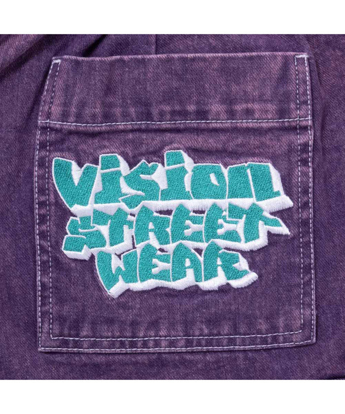 マックハウス Mac-House VISION STREET WEAR ヴィジョンストリートウェア デニムカーゴパンツ 3505065ーEC （ブラック） ブラック