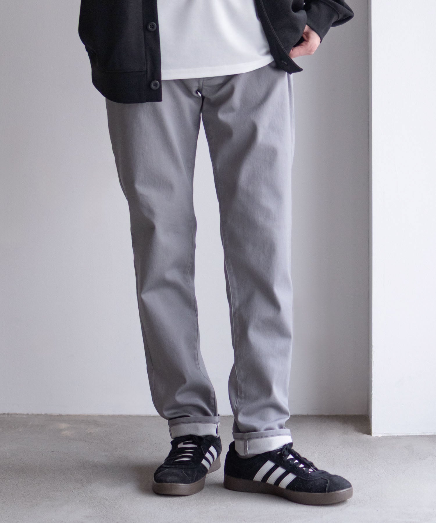 マックハウス Mac-House NAVY ネイビー RICH COLORS スキニーパンツ MBM2130ーE