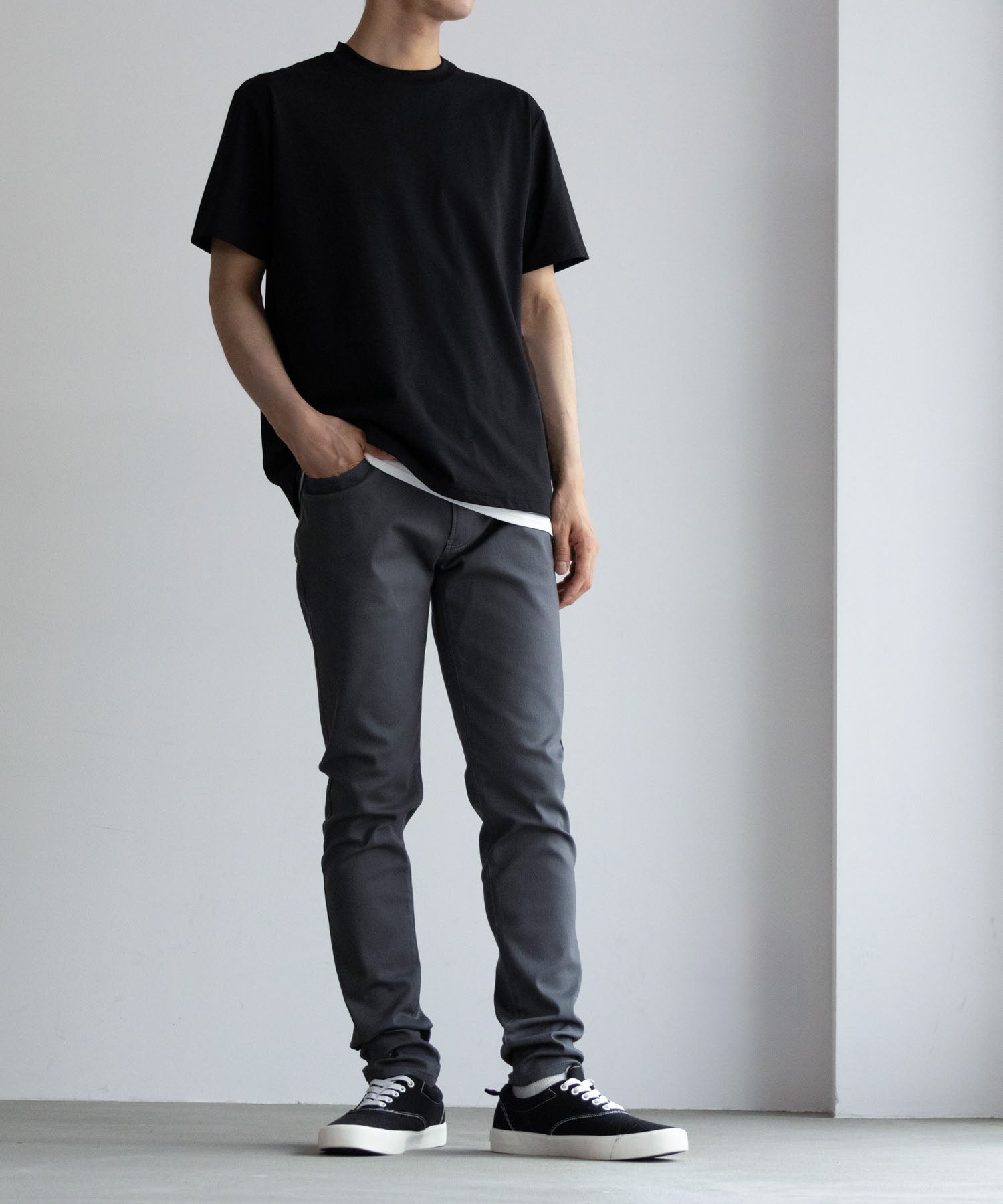 マックハウス Mac-House NAVY ネイビー RICH COLORS スキニーパンツ MBM2130ーE