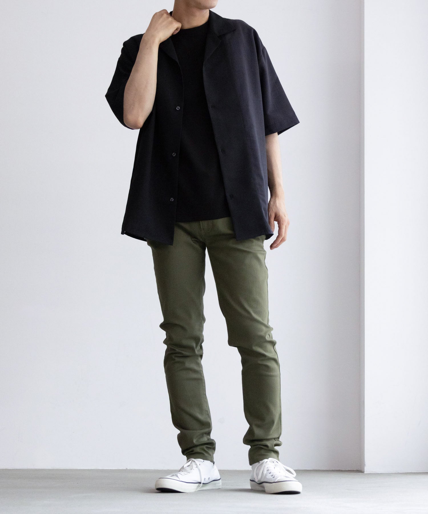 マックハウス Mac-House NAVY ネイビー RICH COLORS スキニーパンツ MBM2130ーE