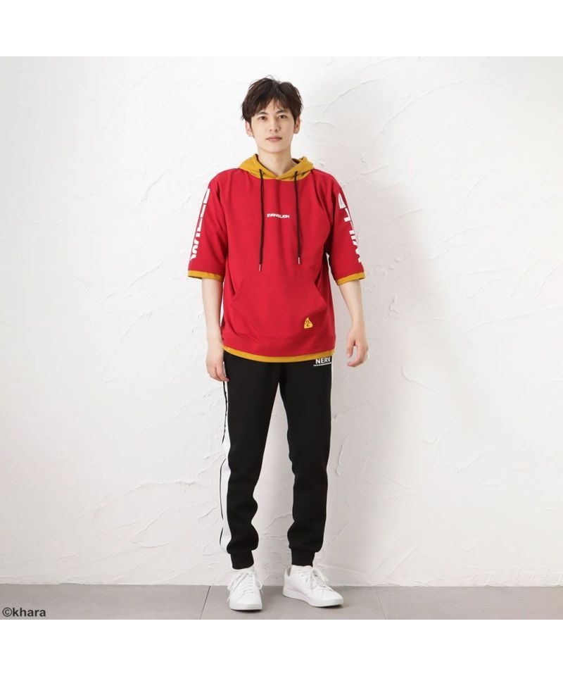 麥克豪斯 Mac-House EVANGELION エヴァンゲリオン 龐奇材質 慢跑褲 235099MH