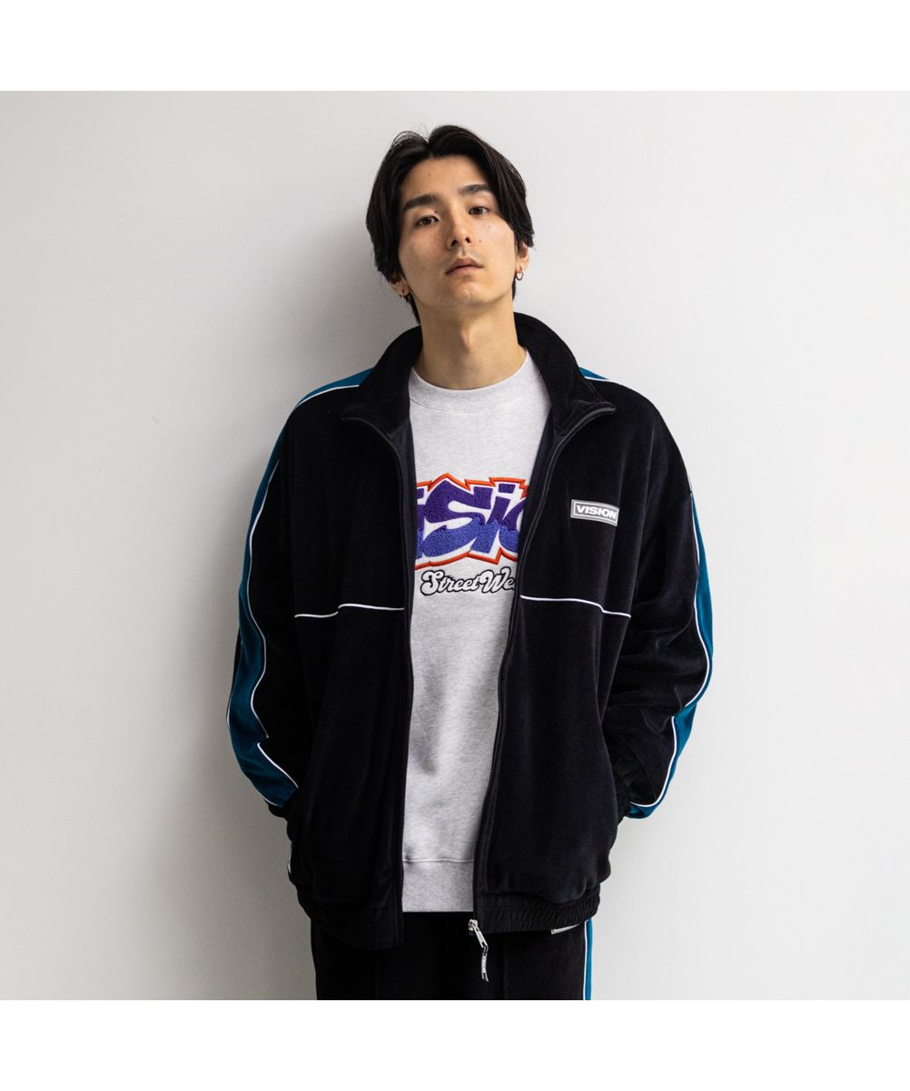 マックハウス Mac-House VISION STREET WEAR ヴィジョンストリートウェア ベロアトラックジャケット 3705013ーEC