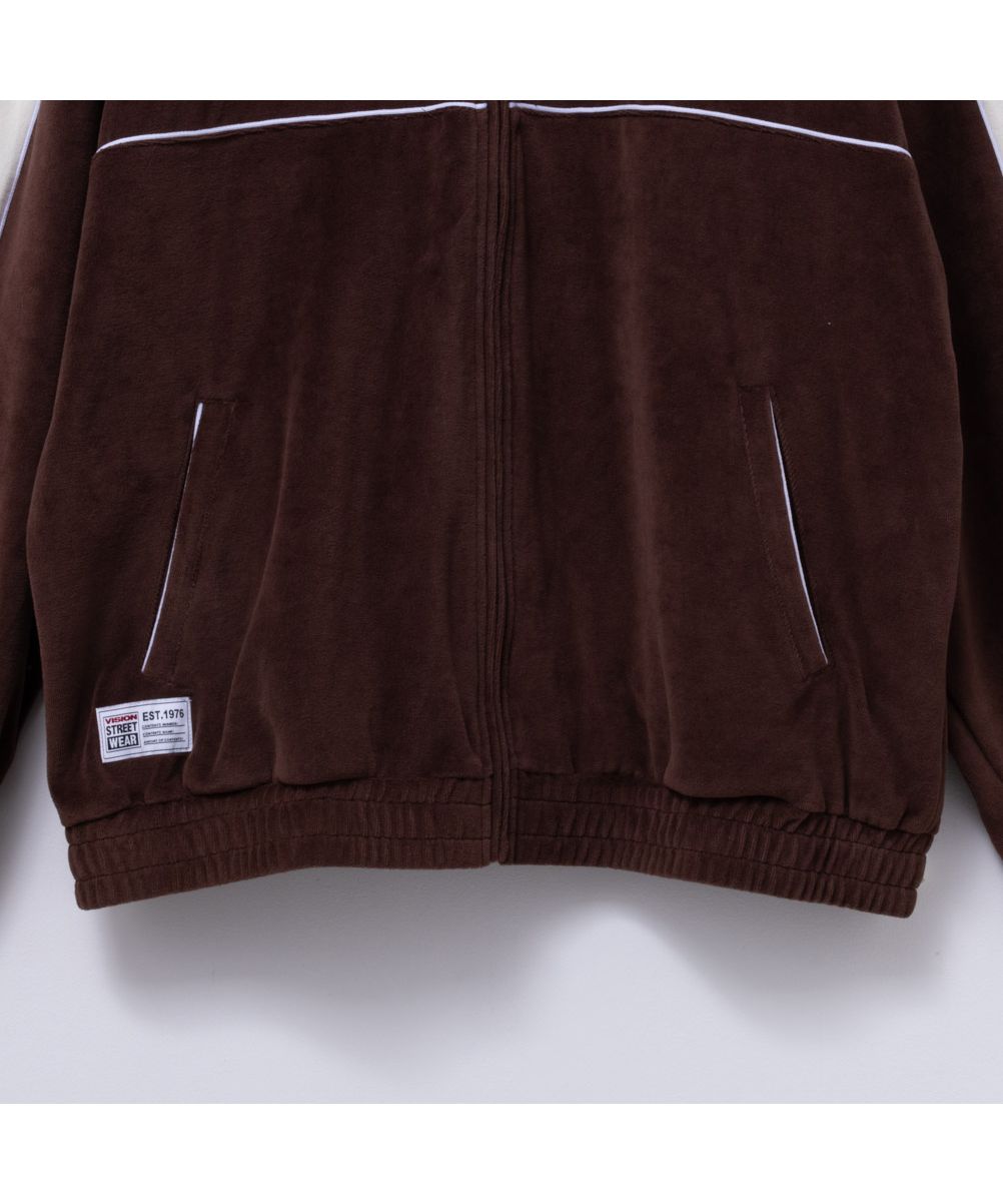 マックハウス Mac-House VISION STREET WEAR ヴィジョンストリートウェア ベロアトラックジャケット 3705013ーEC