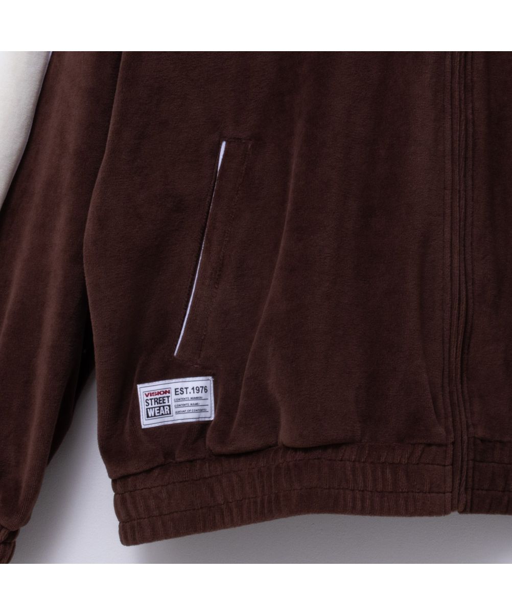 マックハウス Mac-House VISION STREET WEAR ヴィジョンストリートウェア ベロアトラックジャケット 3705013ーEC