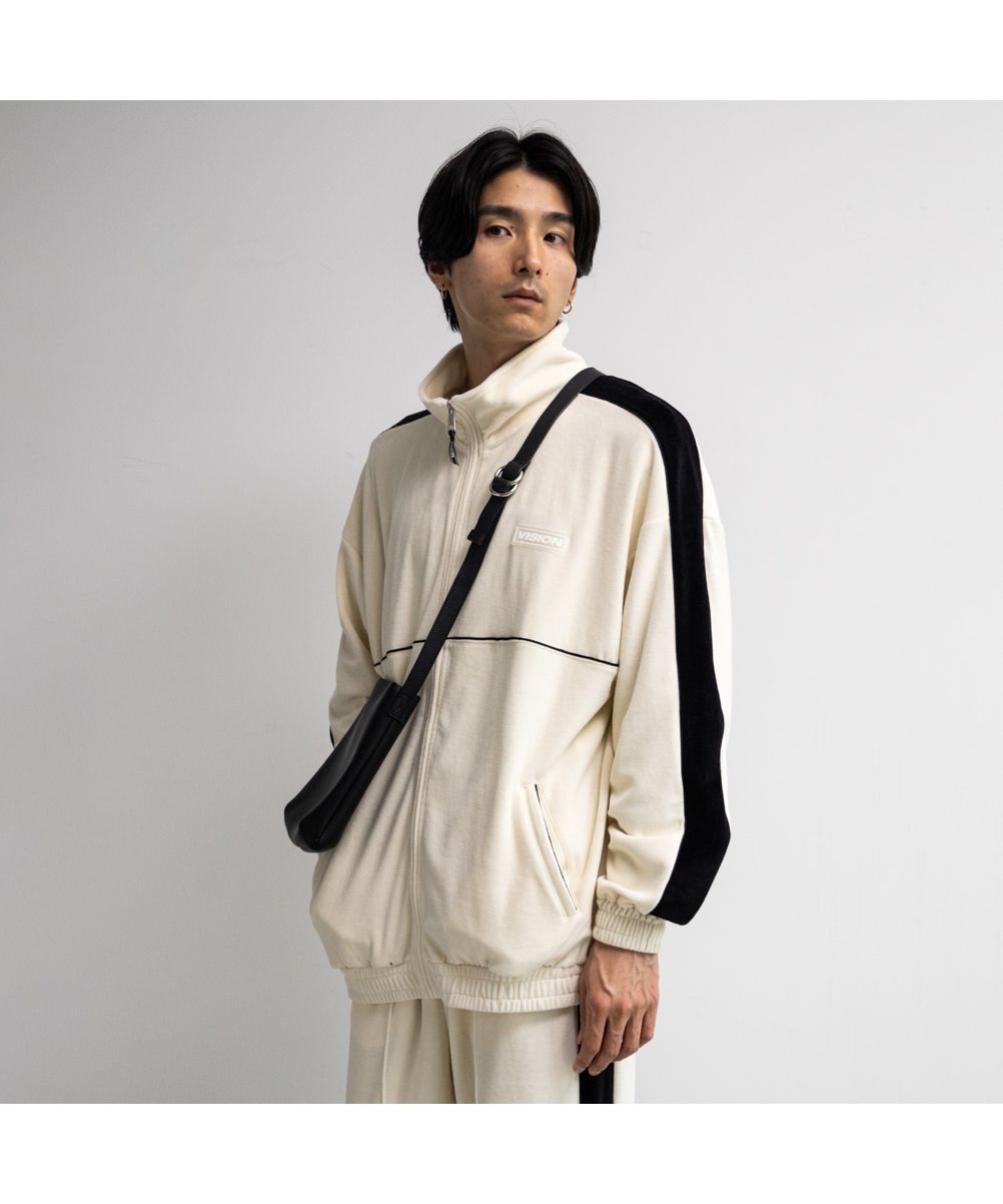 マックハウス Mac-House VISION STREET WEAR ヴィジョンストリートウェア ベロアトラックジャケット 3705013ーEC