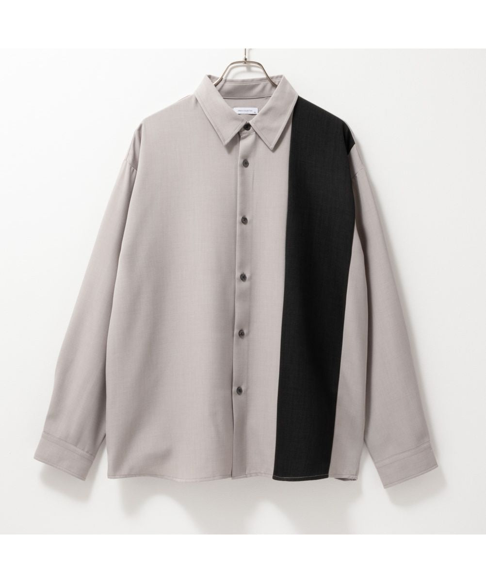 Mac-House URBAN COLLECTION Urban Collection Poly Twill Switch Long Sleeve Shirt 24UC-YGM002