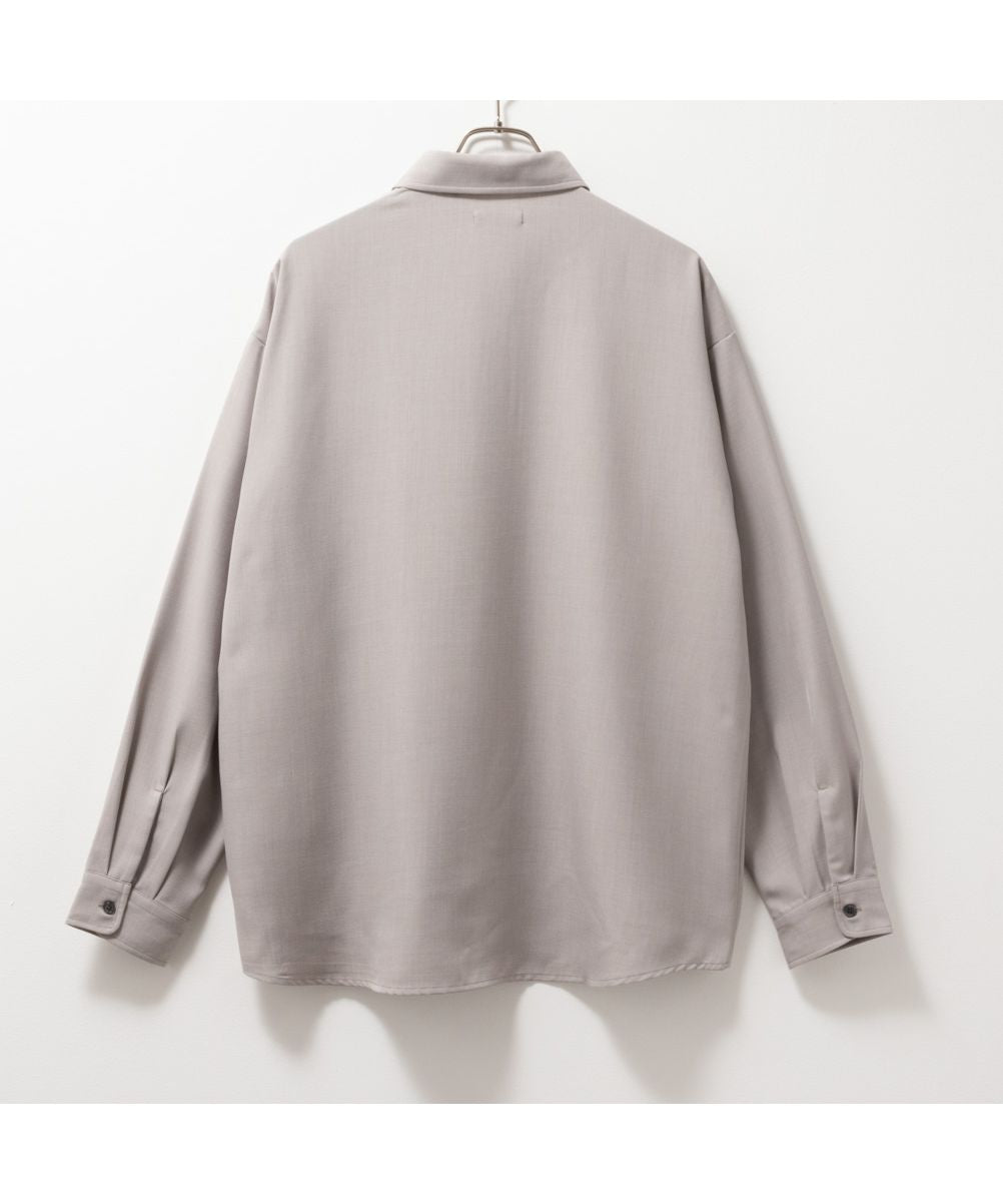 Mac-House URBAN COLLECTION Urban Collection Poly Twill Switch Long Sleeve Shirt 24UC-YGM002