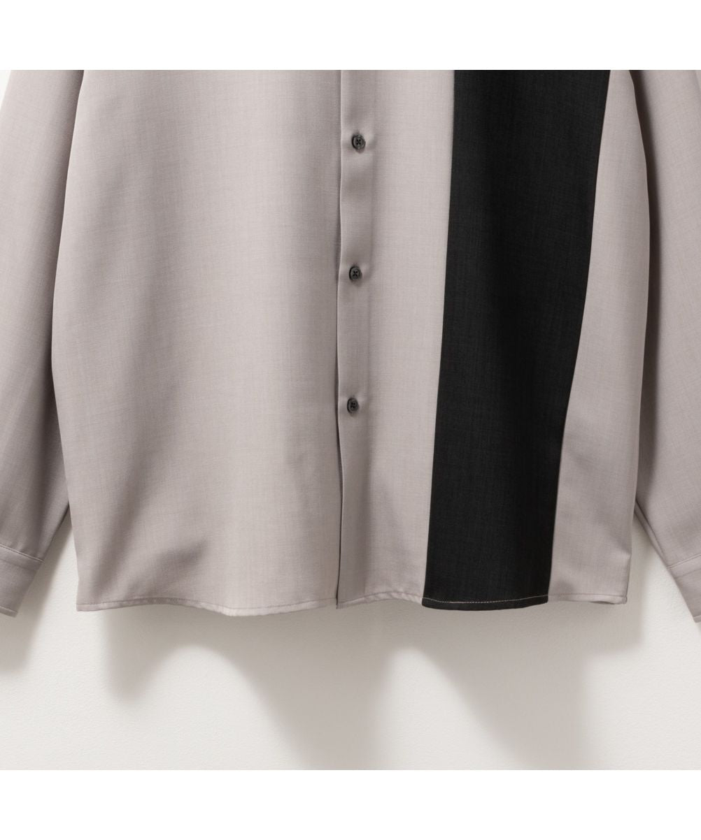 Mac-House URBAN COLLECTION Urban Collection Poly Twill Switch Long Sleeve Shirt 24UC-YGM002