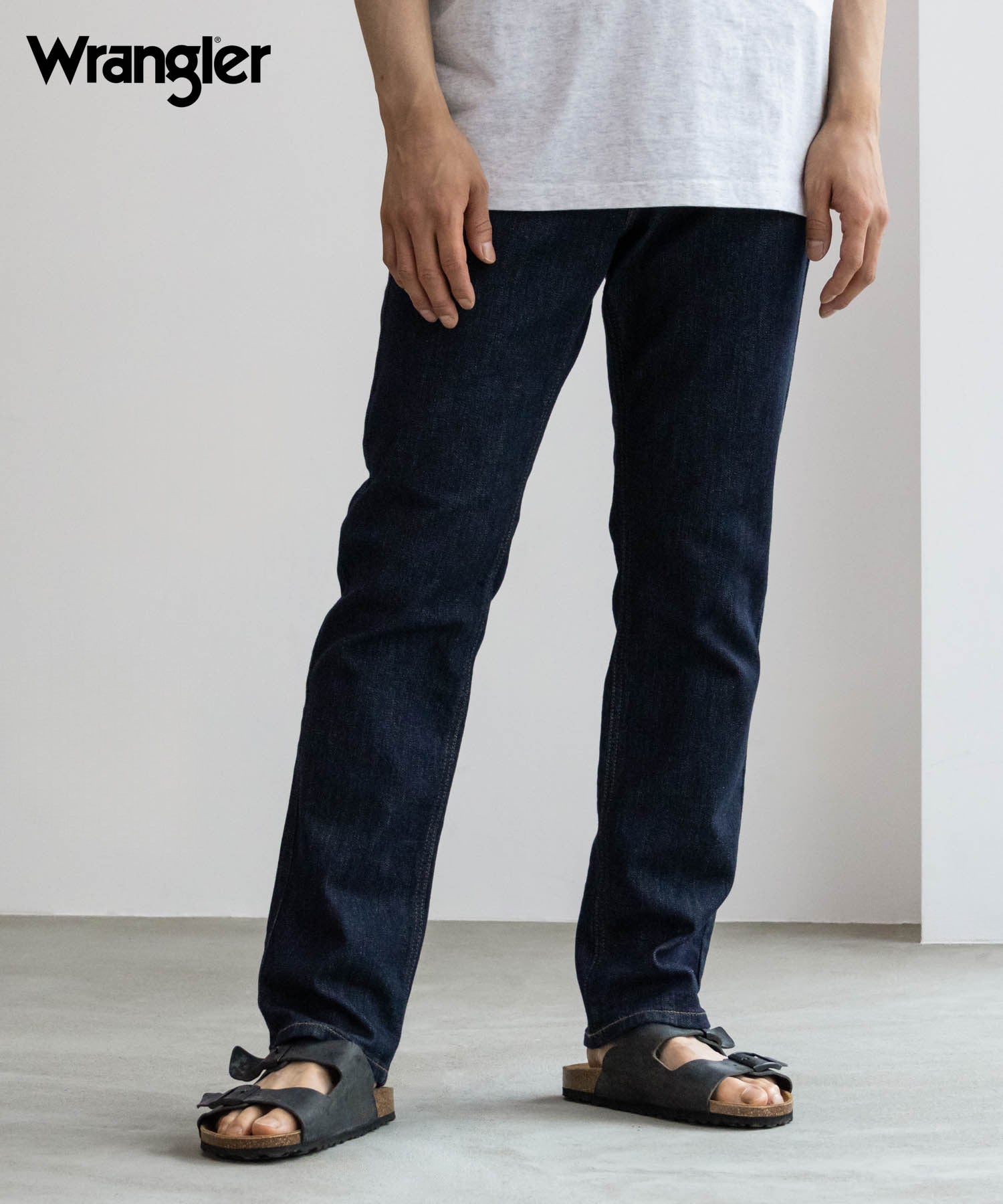 マックハウス Mac-House WRANGLER ラングラー スリムストレートパンツ WM3912ー200 （ワンウォッシュ） ワンウォッシュ