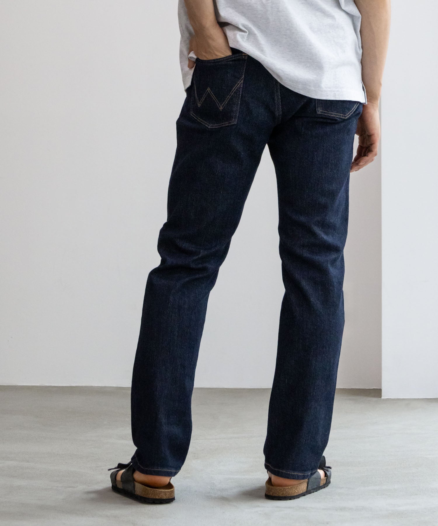 マックハウス Mac-House WRANGLER ラングラー スリムストレートパンツ WM3912ー200 （ワンウォッシュ） ワンウォッシュ