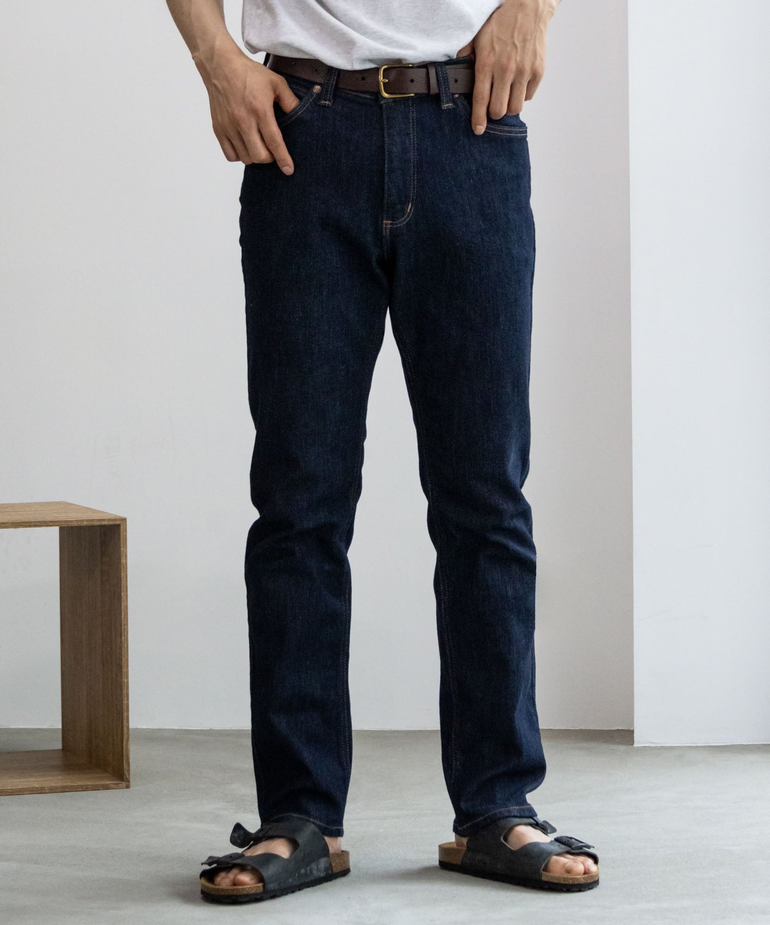 マックハウス Mac-House WRANGLER ラングラー スリムストレートパンツ WM3912ー200 （ワンウォッシュ） ワンウォッシュ