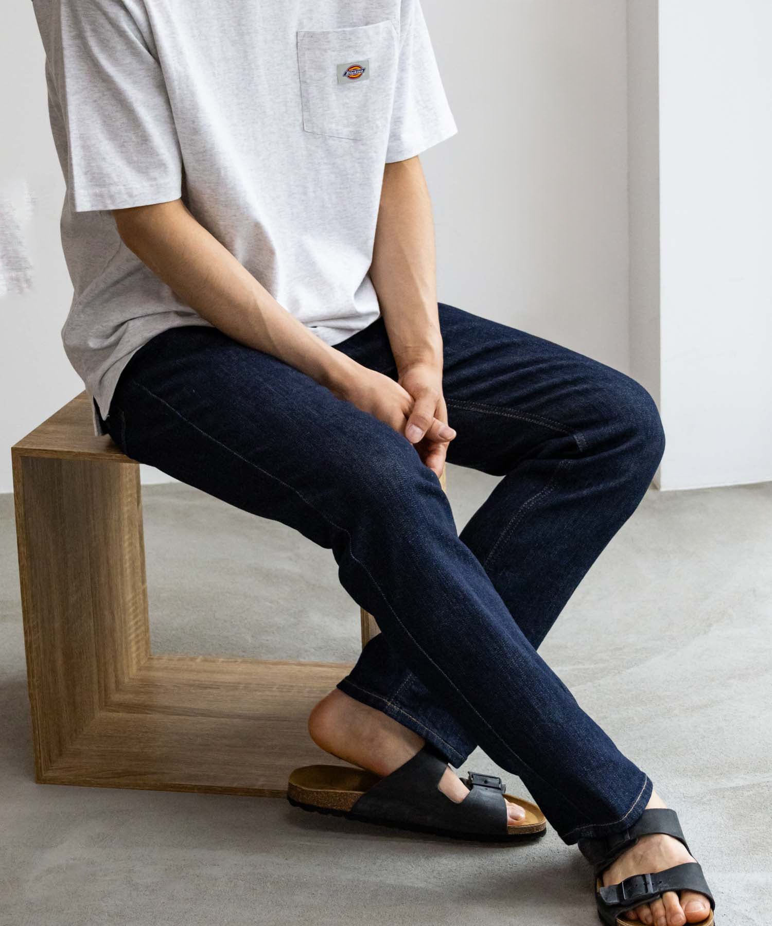 マックハウス Mac-House WRANGLER ラングラー スリムストレートパンツ WM3912ー200 （ワンウォッシュ） ワンウォッシュ