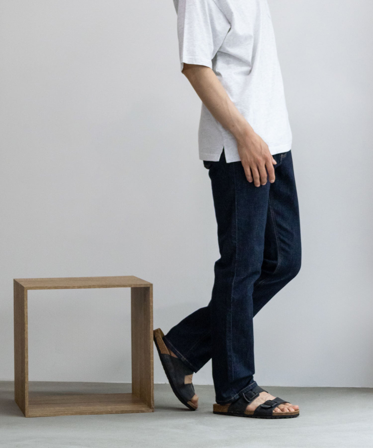 マックハウス Mac-House WRANGLER ラングラー スリムストレートパンツ WM3912ー200 （ワンウォッシュ） ワンウォッシュ