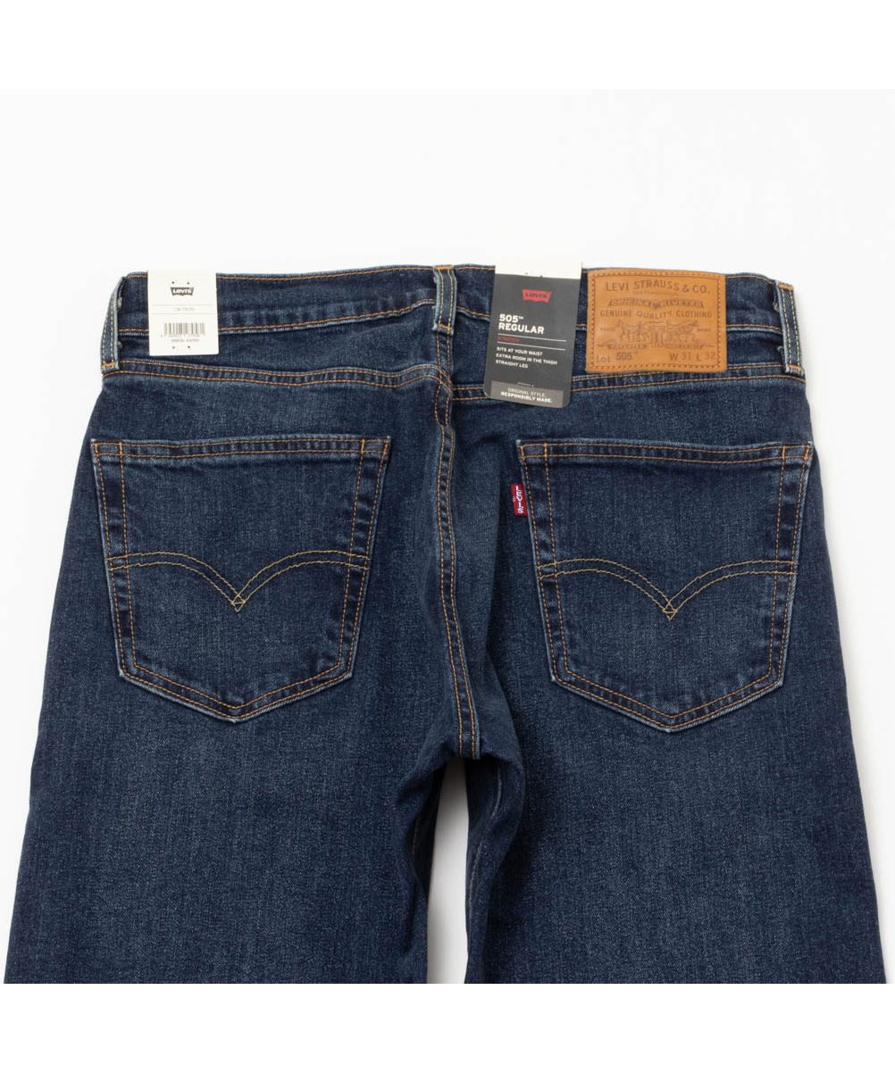Mac-House Levi's 505 Regular Fit Straight Denim Pants 00505-1556