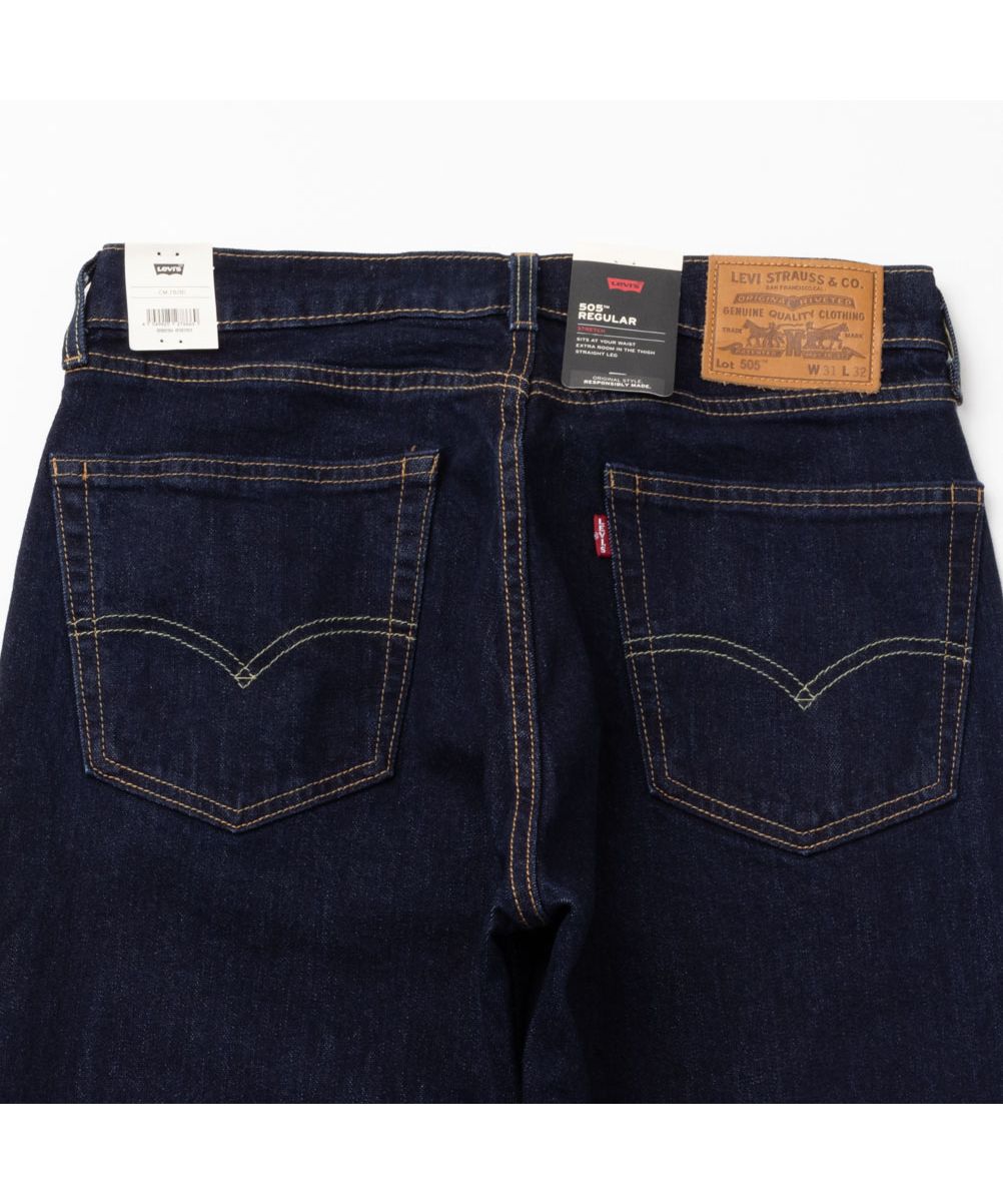 Mac-House Levi's 505 Relaxed Fit Straight Denim Pants 00505-1554-32