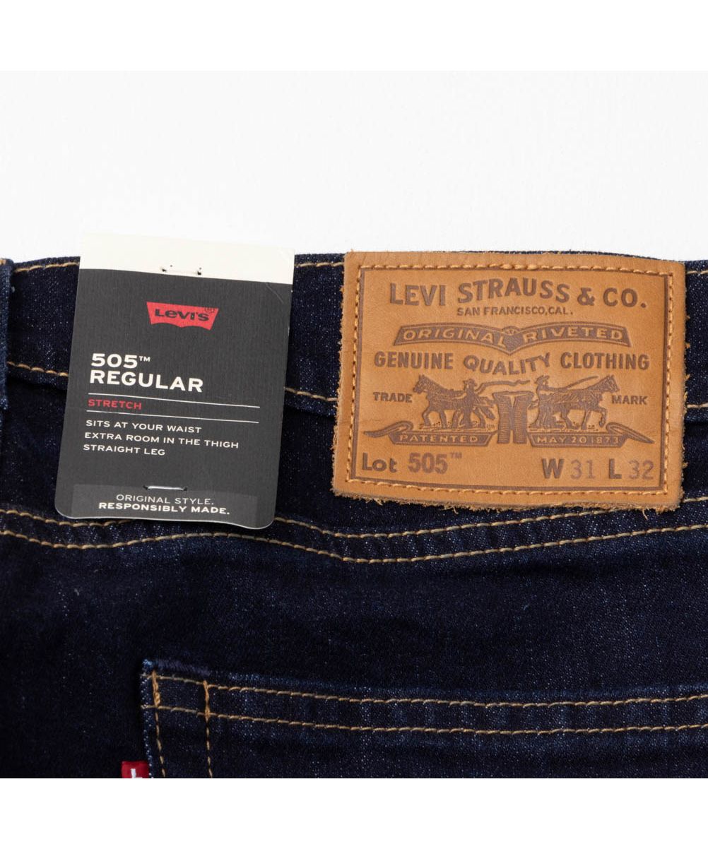 マックハウス Mac-House Levi's リーバイス 505 リラックスフィット ストレートデニムパンツ 00505ー1554ー32