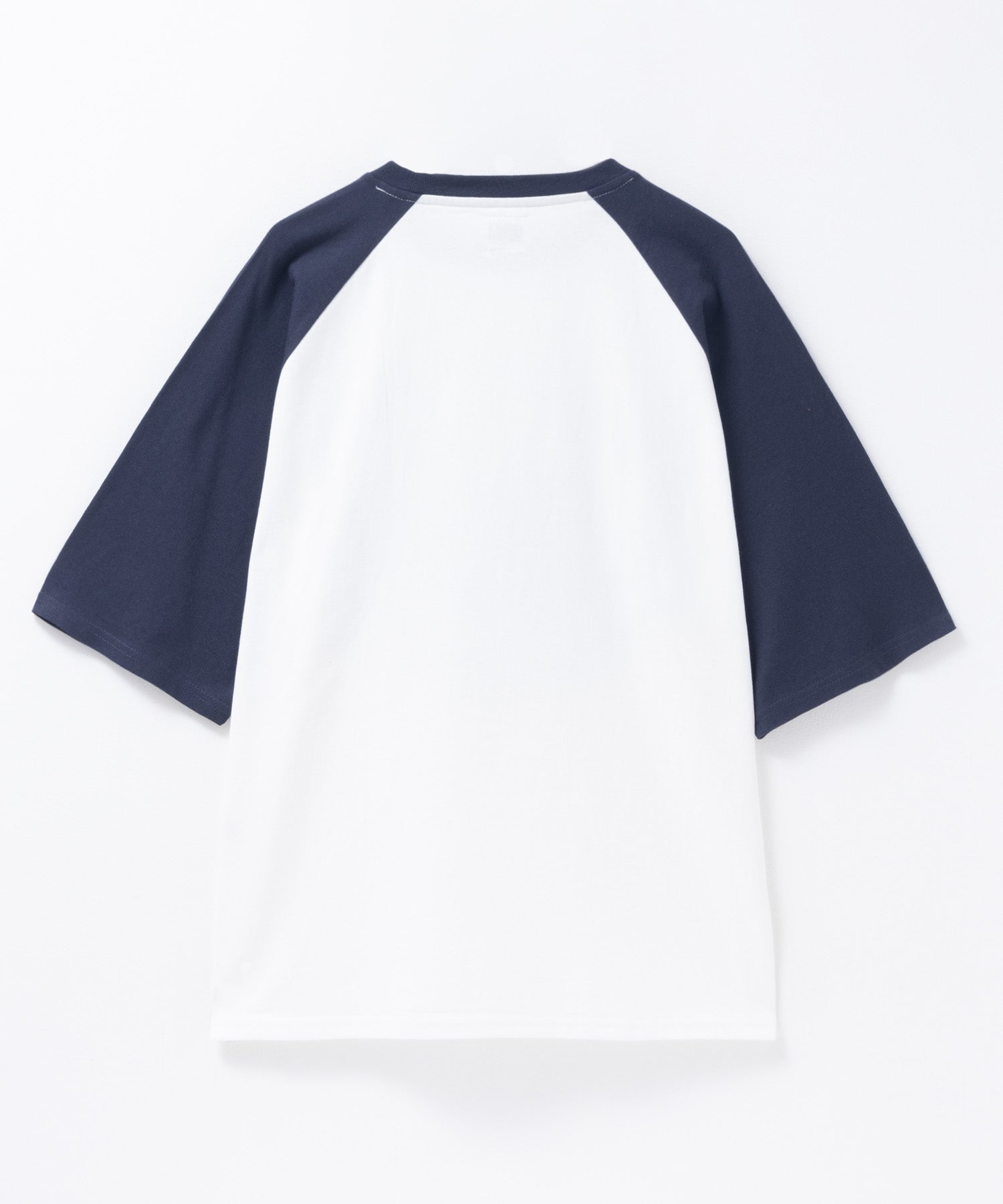 マックハウス Mac-House ラグランフードプリントTシャツ （ネイビーB） ネイビーB