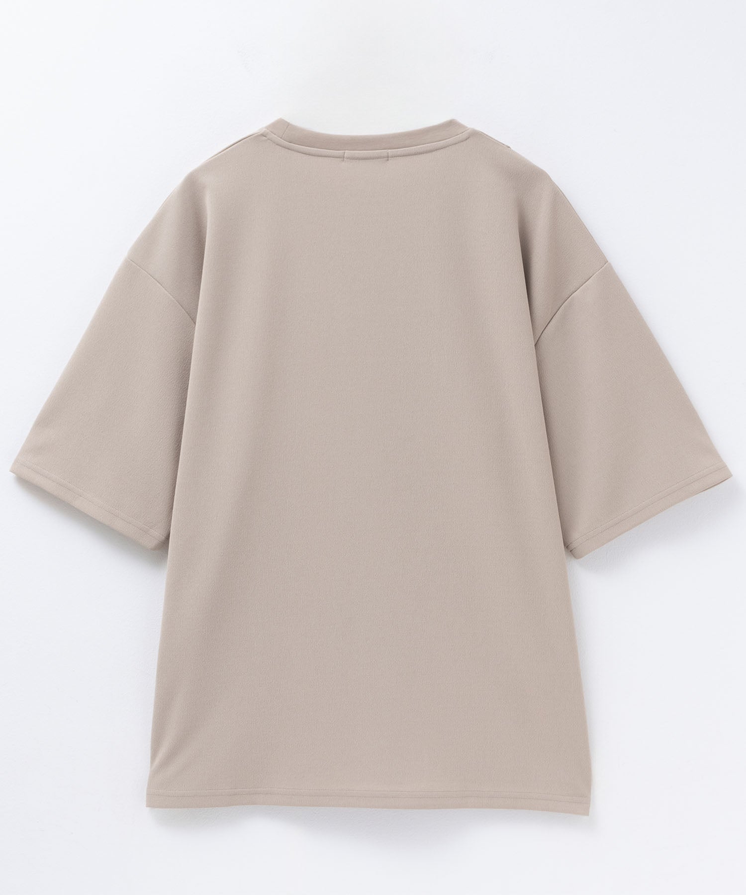 マックハウス Mac-House AIR Smoosy カットジョーゼットピンタックテーパードTシャツ （ブラック） ブラック