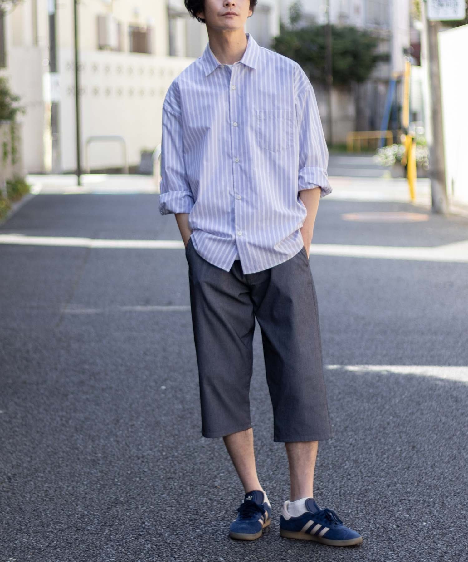マックハウス Mac-House NAVY 裏メッシュドビークロップドパンツ （ブラック） ブラック