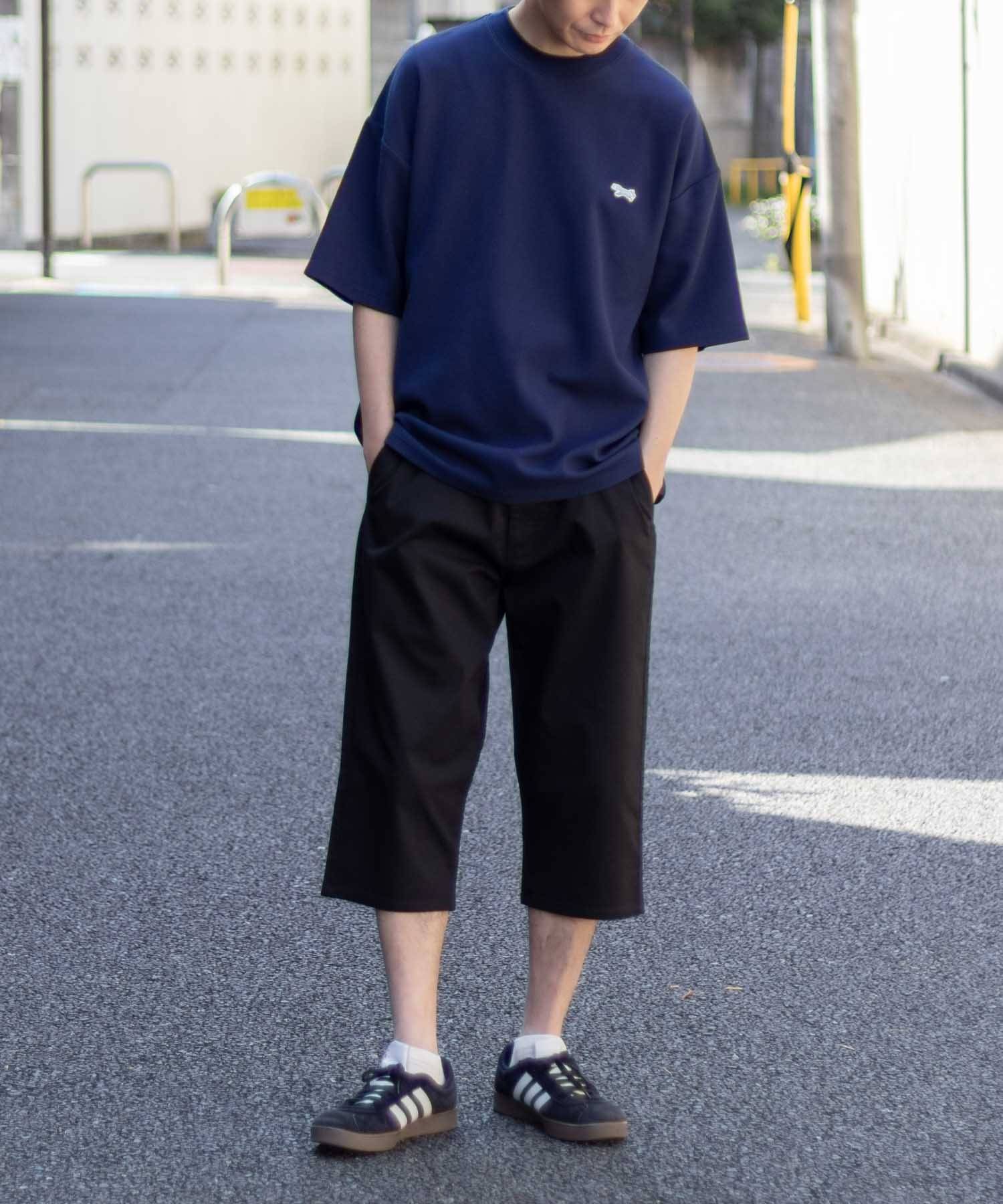 マックハウス Mac-House NAVY 裏メッシュドビークロップドパンツ （ブラック） ブラック