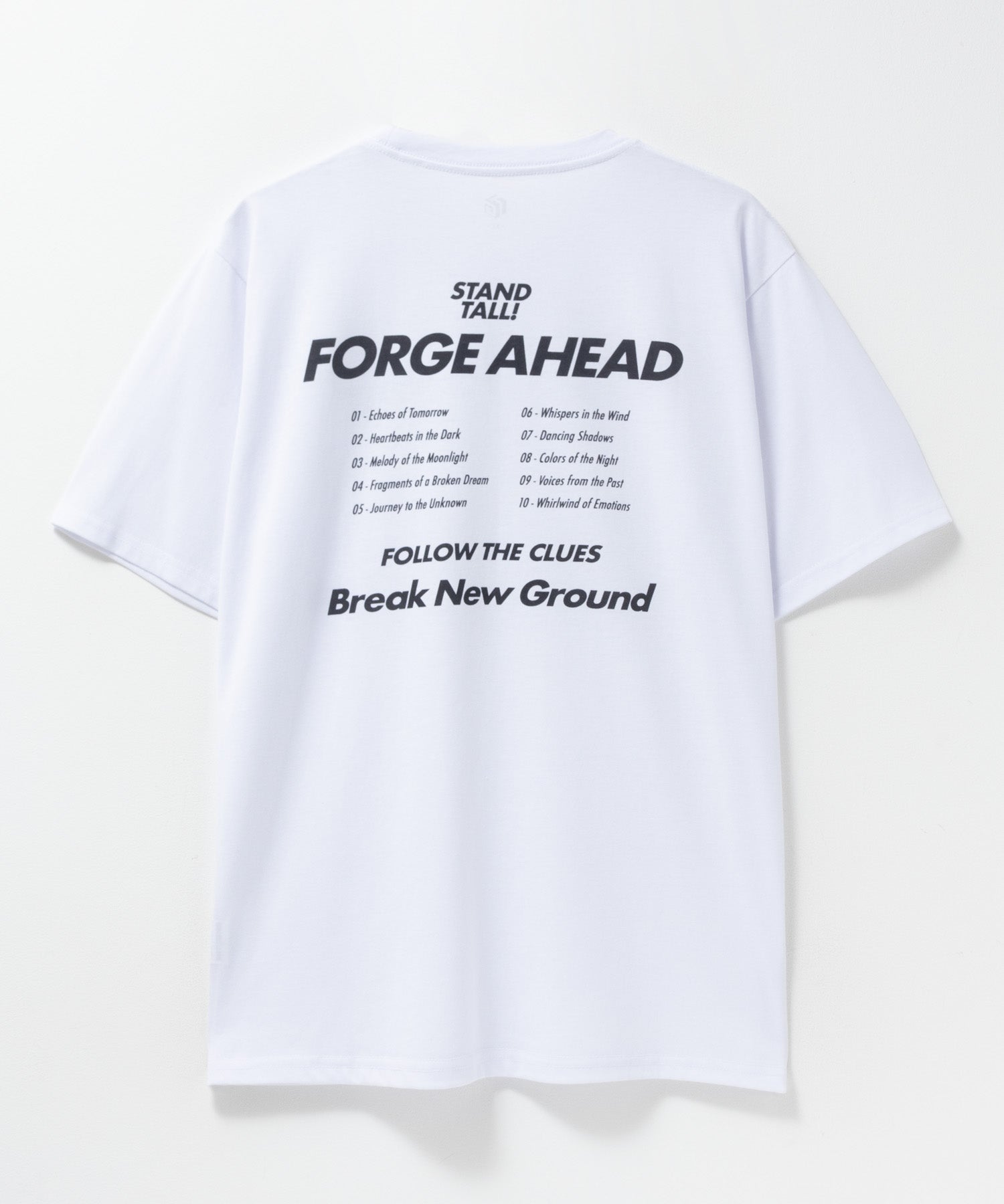 マックハウス Mac-House メッセージデザインプリント半袖Tシャツ （オフホワイト） オフホワイト