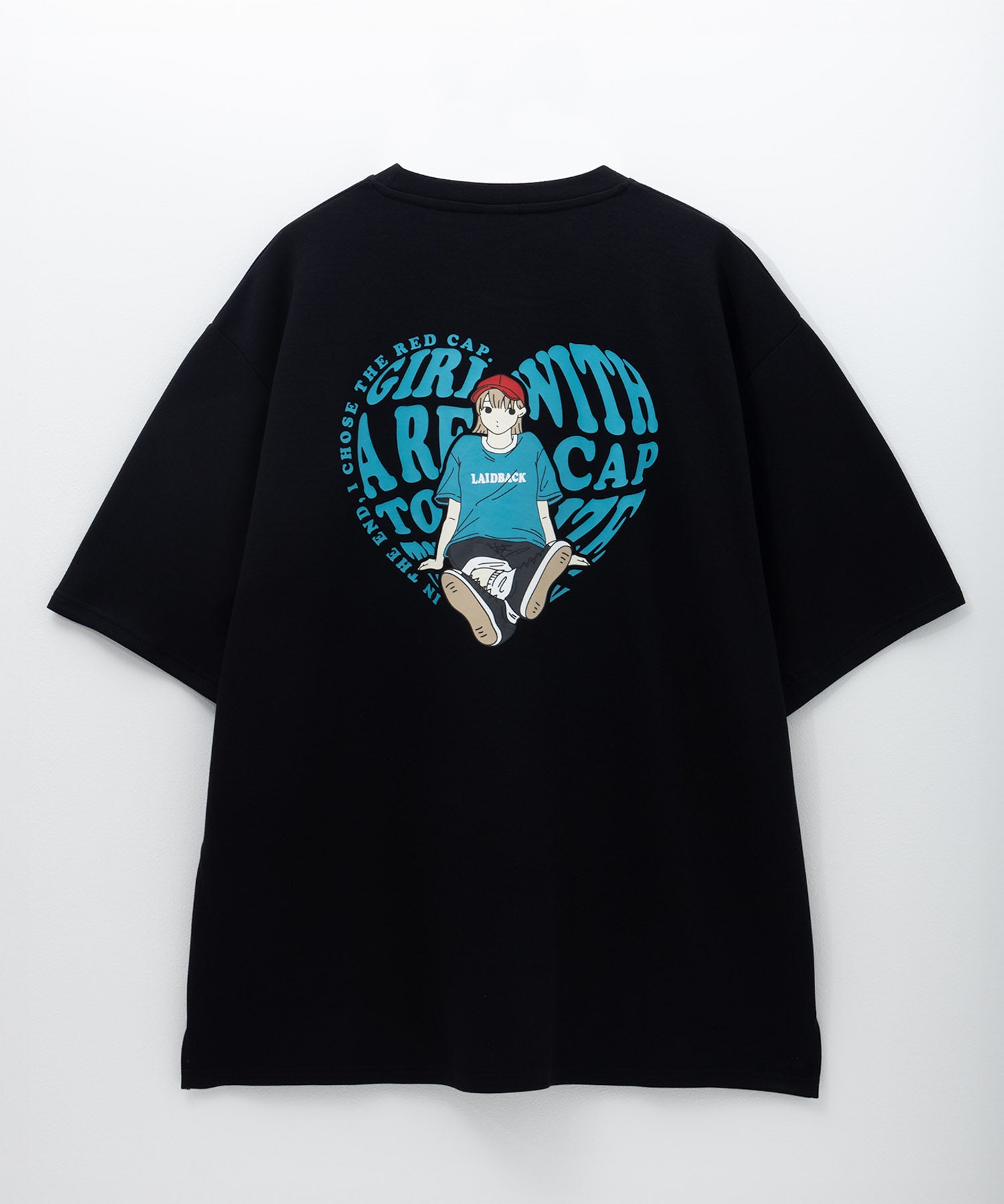マックハウス Mac-House ポンチ素材バックプリントTシャツ （ライトグレー） ライトグレー