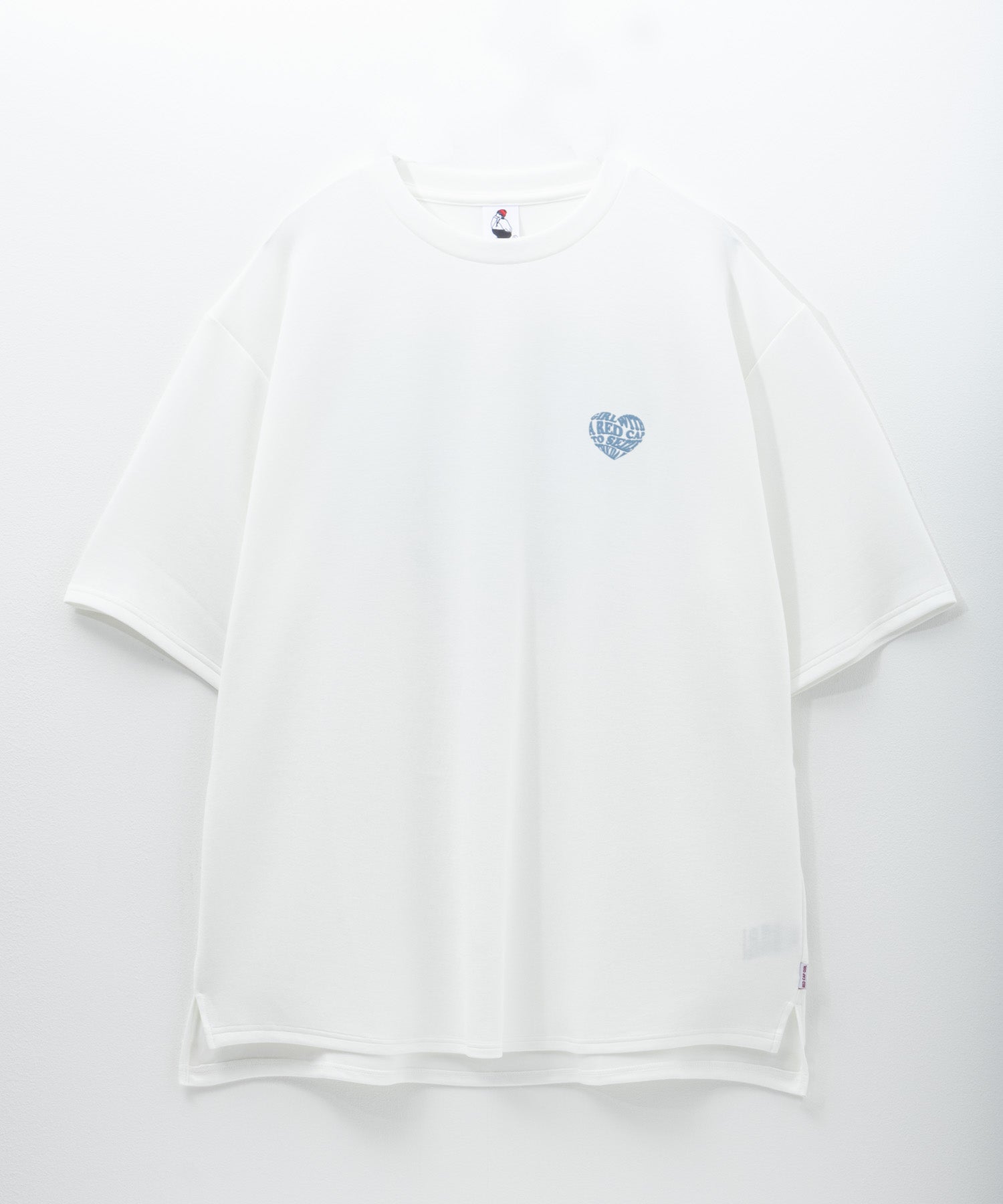 マックハウス Mac-House ポンチ素材バックプリントTシャツ （ライトグレー） ライトグレー