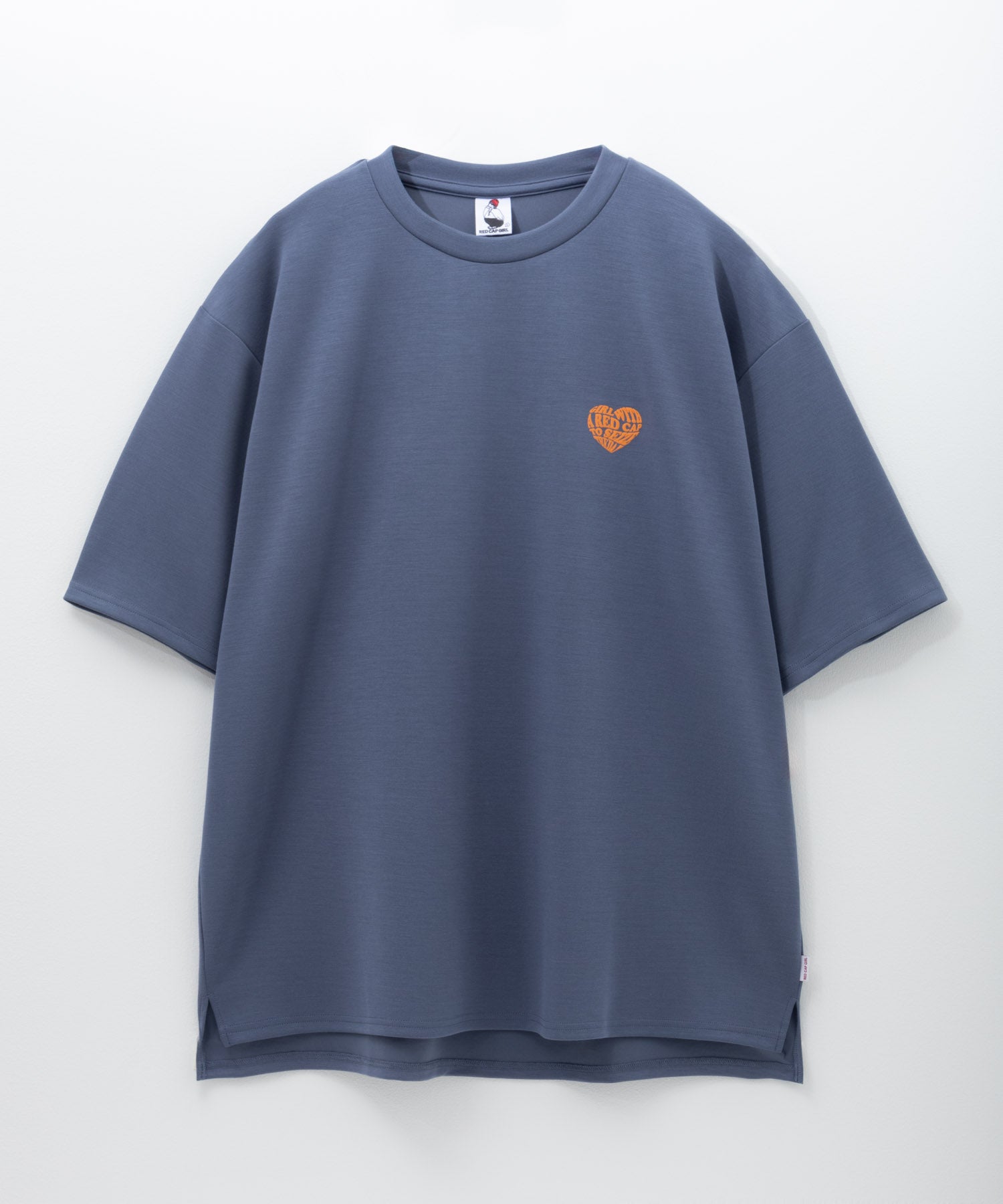 マックハウス Mac-House ポンチ素材バックプリントTシャツ （ライトグレー） ライトグレー