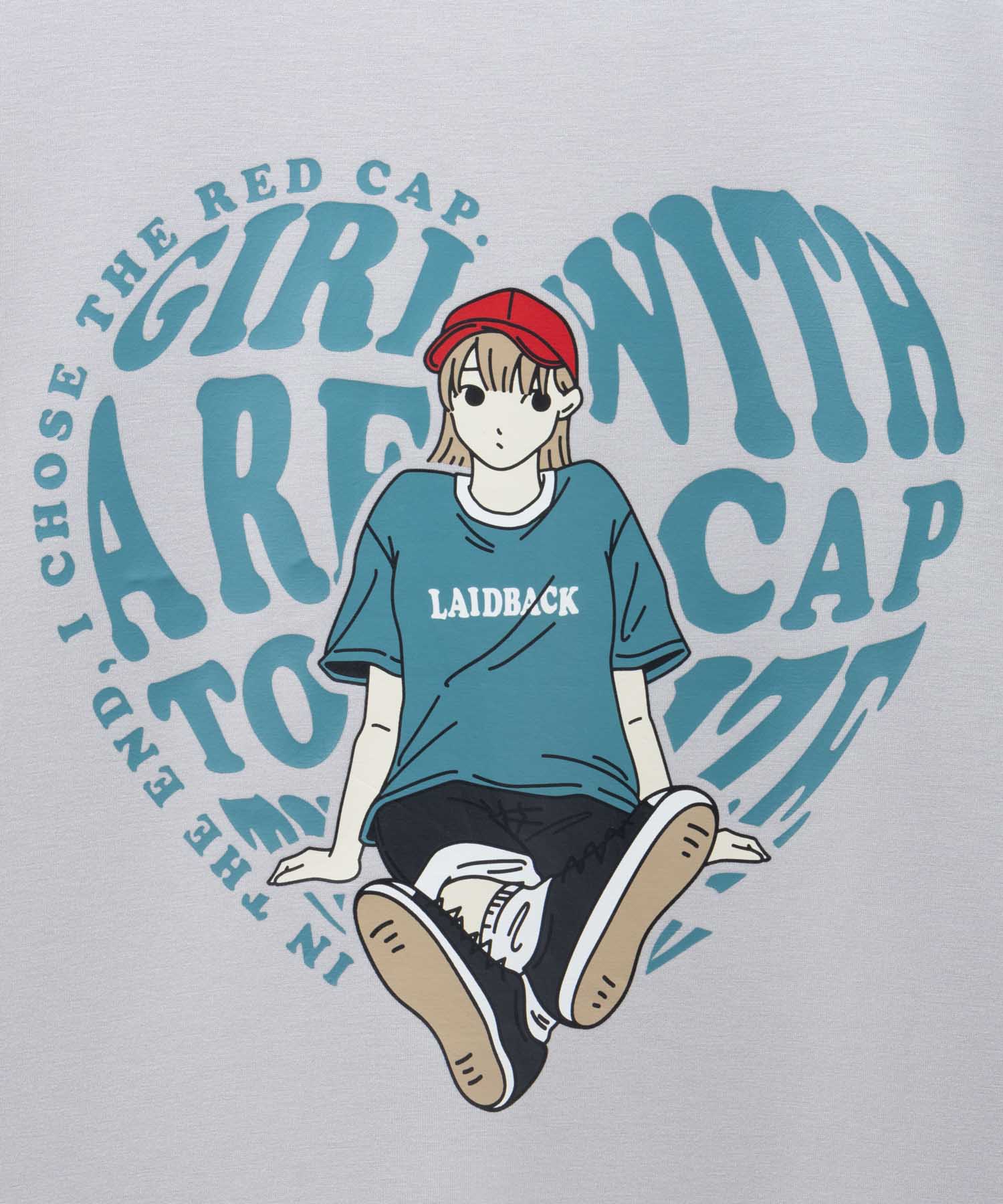 マックハウス Mac-House ポンチ素材バックプリントTシャツ （ライトグレー） ライトグレー